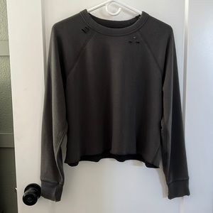 Aerie distressed sweater size S
